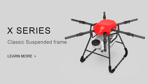 X series suspended plant protection agricultural machine structure, four-axis 10-16 kg, six-axis 10-20 kg rack structure, can be equipped with spray water tank, mounting platform, can be customized and modified, professional agricultural plant protection machine, industry application flight platform